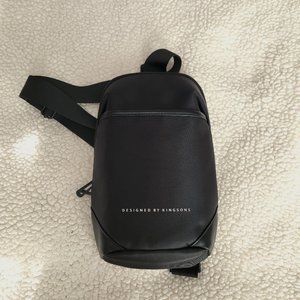 Kingsons Small Sling Bag/Crossbody/Backpack in Black